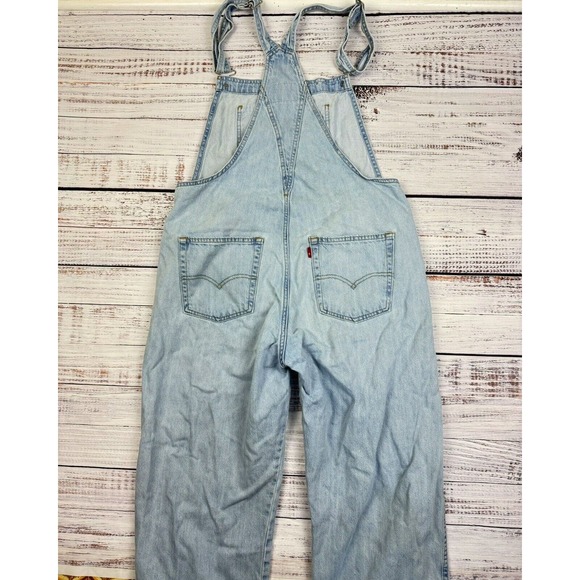 Levi's Women's Size Medium Straight Leg Vintage Denim Overalls Bib 853150016 - Picture 8 of 10